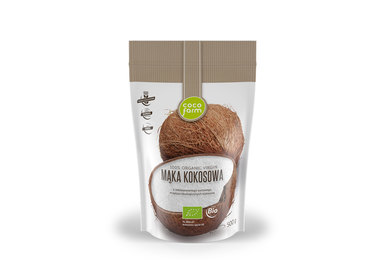 Mąka kokosowa z filipińskich kokosów z gwarancją polskiego producenta Coco Farm. Zawsze ze świeżego miąższu kokosa, nigdy z siarkowanych wiórków